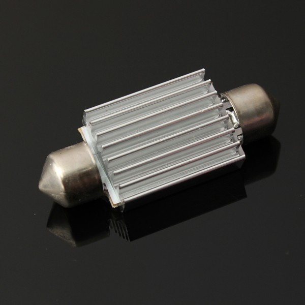 6W 6000K COB LED C5W Festoon Bulb No Error Number License Plate Light White