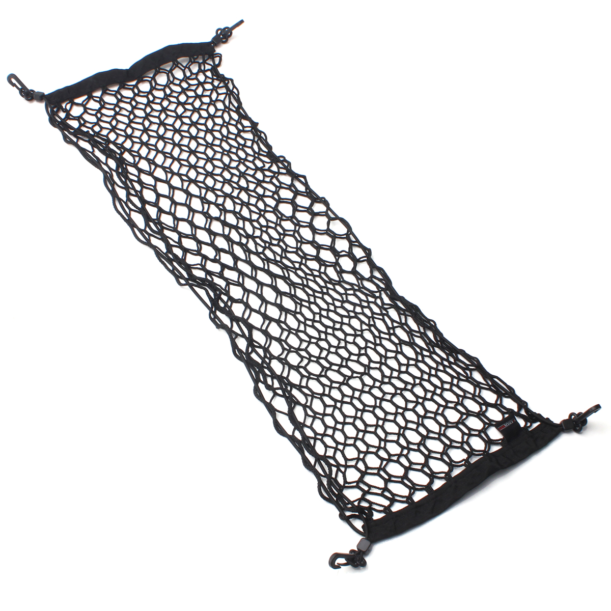 90x30cm Black Nylon Car Trunk Rear Cargo Organizer Storage Elastic Mesh Net