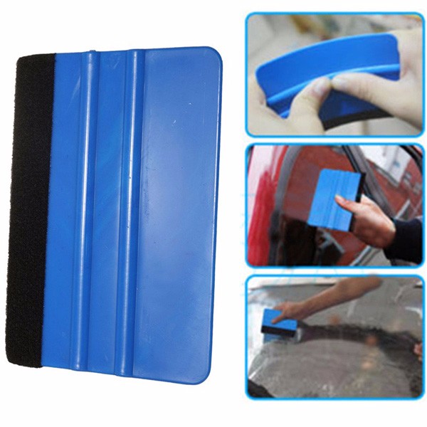 Car Squeegee Decal Wrap Applicator Soft Felt Edge Scraper Tool