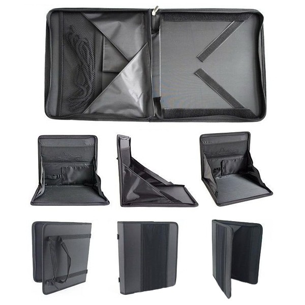 Car Laptop Desk Car Rear Seat Computer Multifunctional Oxford Cloth Folding Holder Bag
