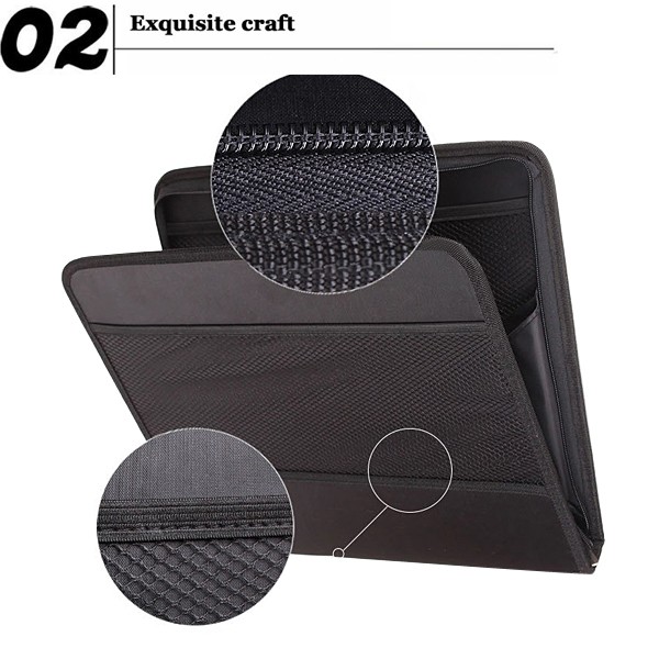Car Laptop Desk Car Rear Seat Computer Multifunctional Oxford Cloth Folding Holder Bag