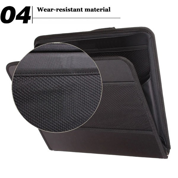 Car Laptop Desk Car Rear Seat Computer Multifunctional Oxford Cloth Folding Holder Bag
