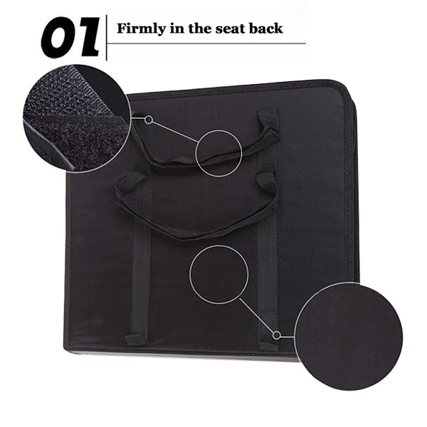 Car Laptop Desk Car Rear Seat Computer Multifunctional Oxford Cloth Folding Holder Bag