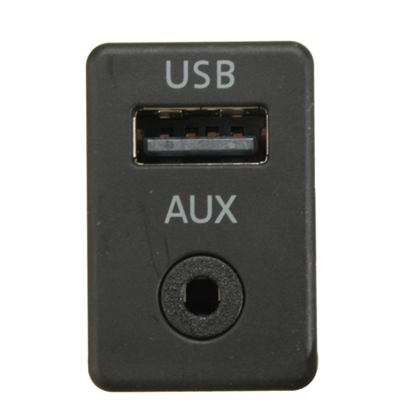 USB Aux Switch & USB Wire Cable Adapter For BMW 3 5 series E87 E90 E91 E92 X5 X6