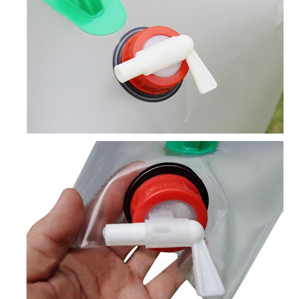 5L Car-used Transparent Folding Water Bag Bottle Camping Water Bladder Water Carrier Container