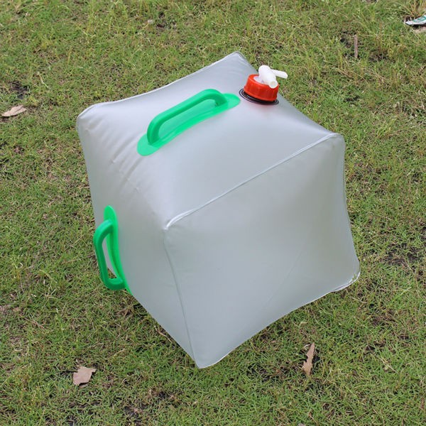 5L Car-used Transparent Folding Water Bag Bottle Camping Water Bladder Water Carrier Container