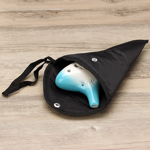 12 Holes Alto C Crack Painted Ocarina with Box