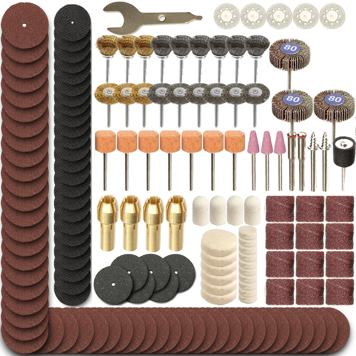 30 fraises diamant assorties Queue 3,17 mm outil rotatif Type Dremel 722878