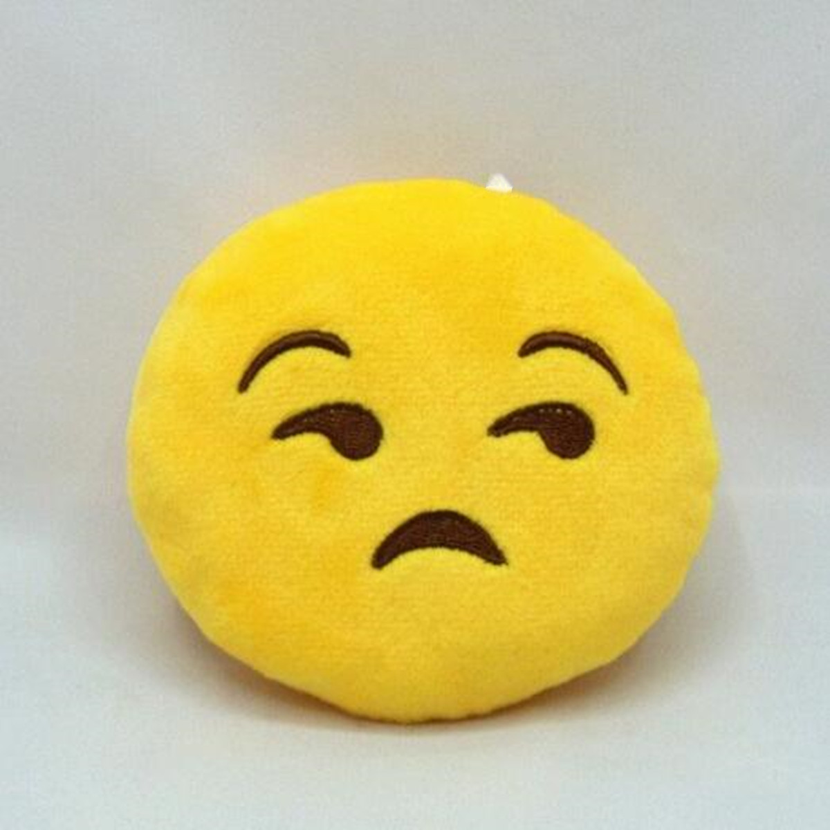 Emoji Emoticon fille avec nœud Oreiller en Peluche de haute qualité en Peluche Jouet Doux 13 in environ 33.02 cm 