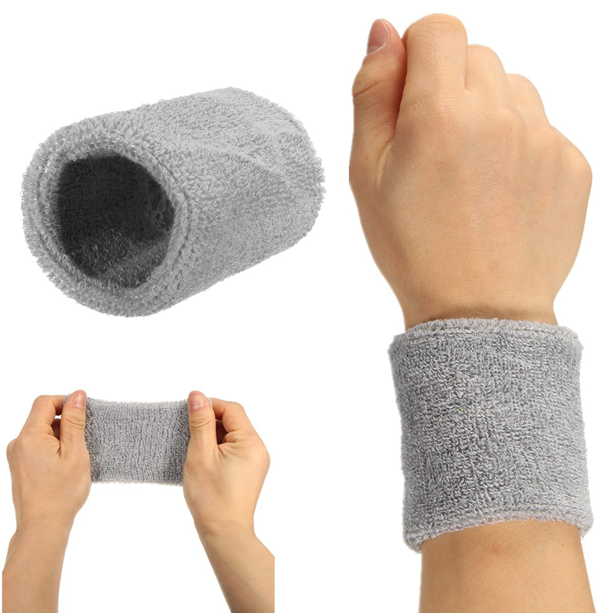 Wrist Support Sport Wristbands Basketball Badminton Pain Relief Bandage