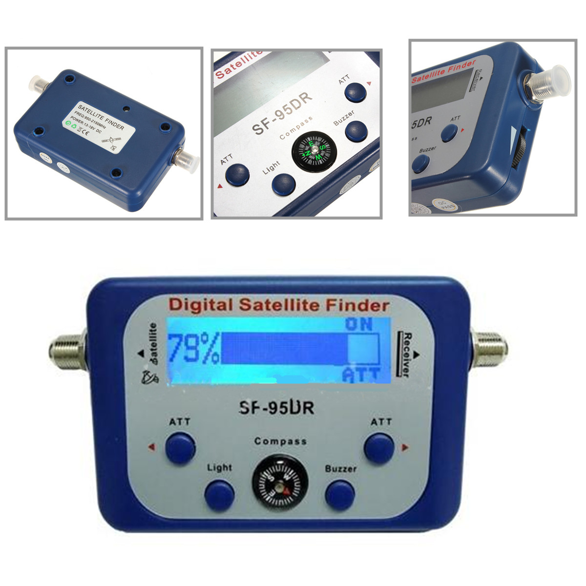 Satellite Finder Mode D Emploi En Français U Digital LCD Satellite Mesure signal Finder Directv Dish avec Boussole FAT  SF-95DR - Cdiscount TV Son Photo