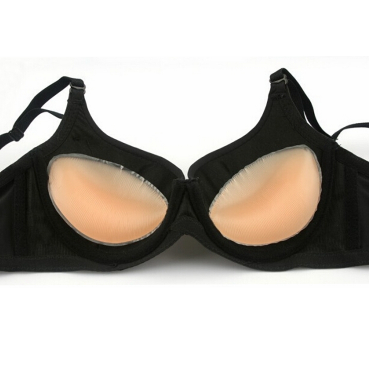 1Pair Silicone Gel Push Up Bra Pad Insert Breast Enhancer