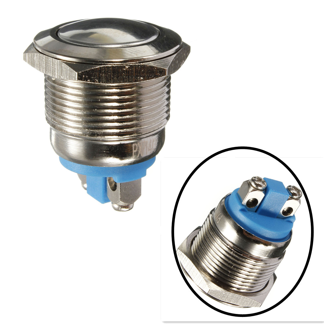 NEUFU 12V Bouton Poussoir Interrupteur de Klaxon Argent POUR VOITURE Cdiscount Bricolage