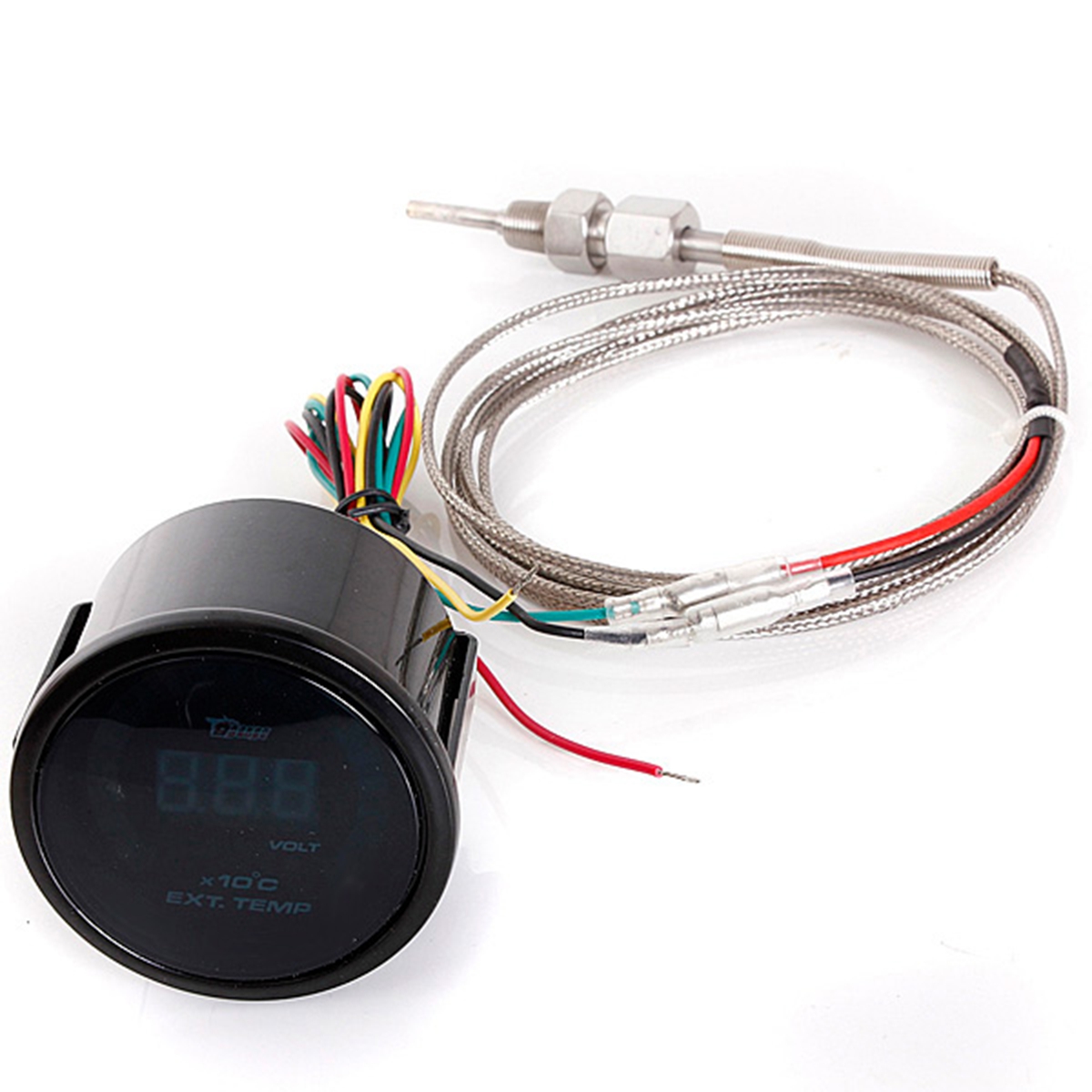 Jauge de température de l'eau 2 52mm, pointeur 40-120C, jauge de température de l'eau automatique, compteur de voiture à Led blanche
