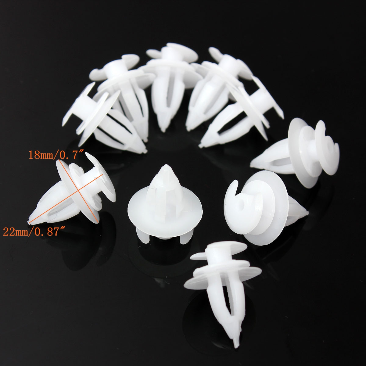 Clip di fissaggio in plastica per BMW, confezione da 50