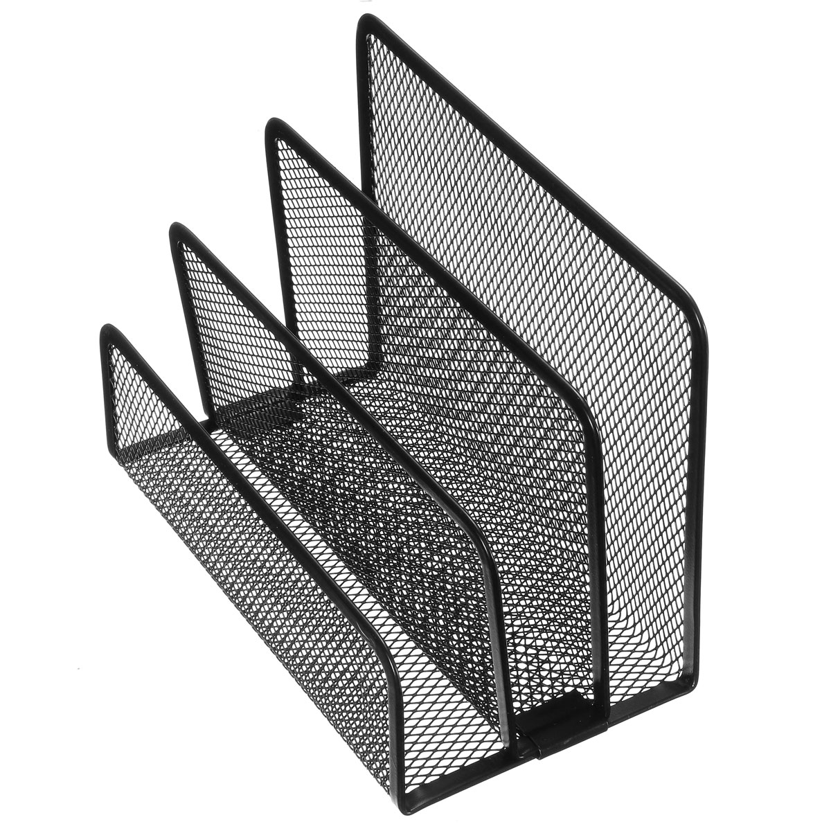 Mesh Letter Sorter Black Mail Document Tray Desk Office