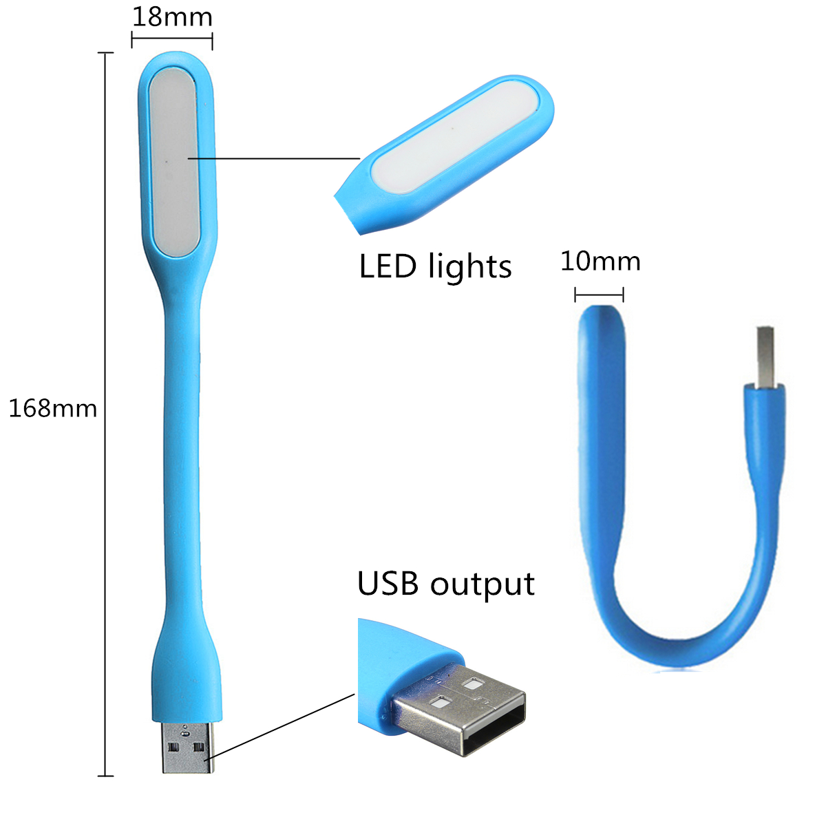 Mini Lampe LED USB, Lumière USB pour Clavier d'Ordinateur Portable