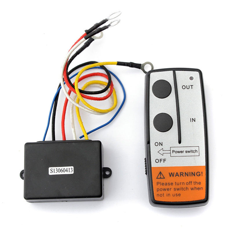 Télécommande Universelle Treuil 12V - Kit Sans Fil Avec 2 Émetteurs Pour Voiture