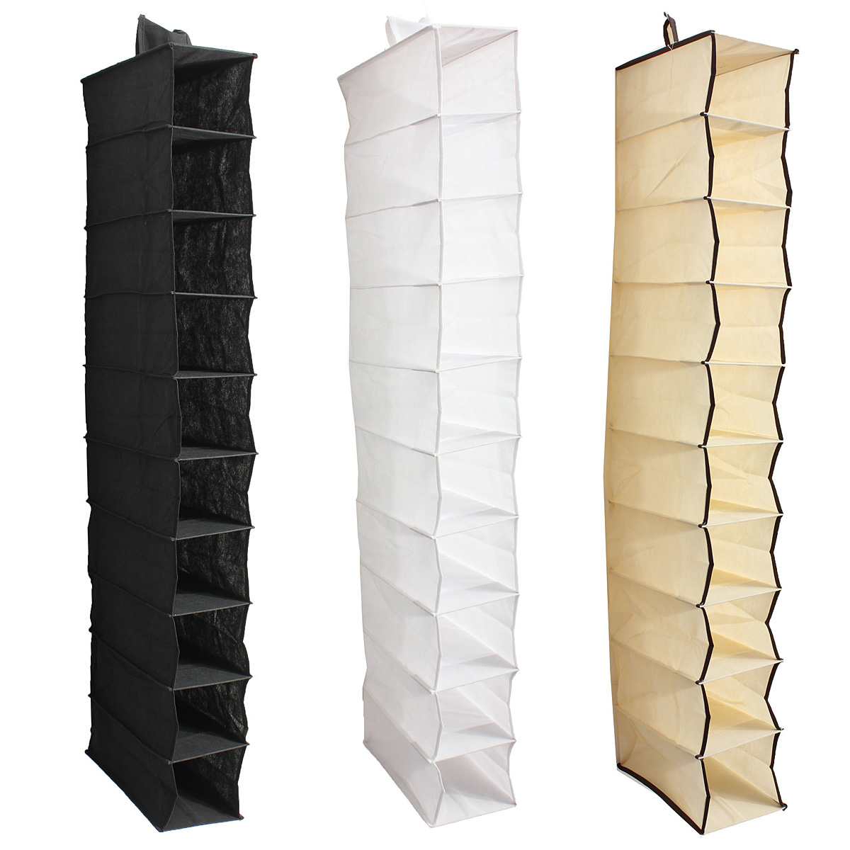 10Poches Étagère Suspendue Pour Chaussures Sac de Rangement Suspendu