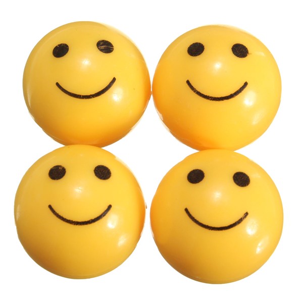 4pcs Smile Face Motorcycle Tire Valve Wheel Tyre Caps Dust Covers