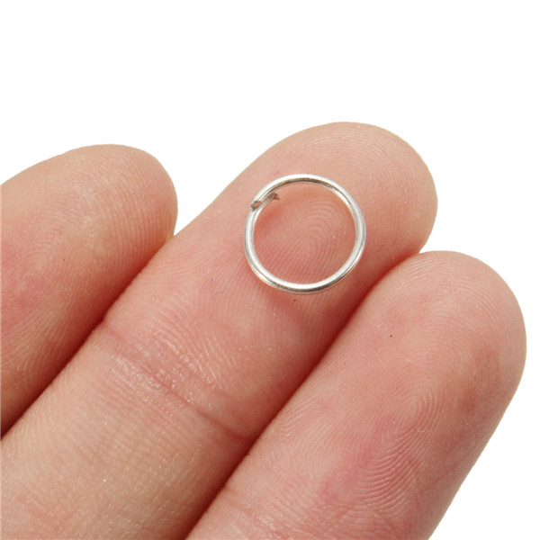 200pcs 9mm Jump Rings Open Connecctors Circle Metal Findings DIY Accessories