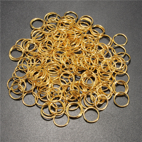 200pcs 9mm Jump Rings Open Connecctors Circle Metal Findings DIY Accessories