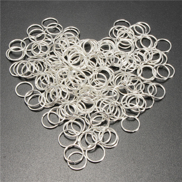 200pcs 9mm Jump Rings Open Connecctors Circle Metal Findings DIY Accessories