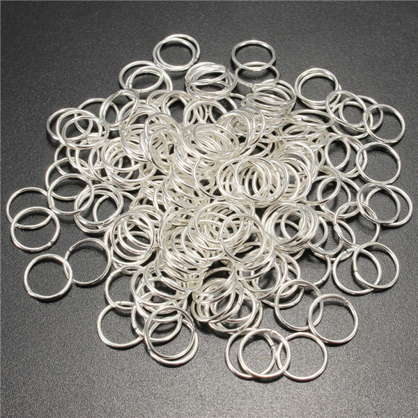 200pcs 10mm Jump Rings Open Connecctors Circle Metal Findings DIY Accessories