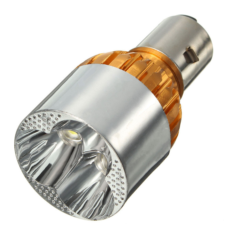 Ampoule Antibrouillard 3 LED Blanc Vélo Moteur Cyclomoteur 700lm BA20D Achat / Vente phares