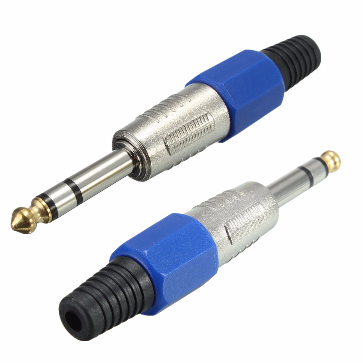 1pcs 6.35mm Connecteur Adaptateur Audio Son Stéréo Casque Jack Prise