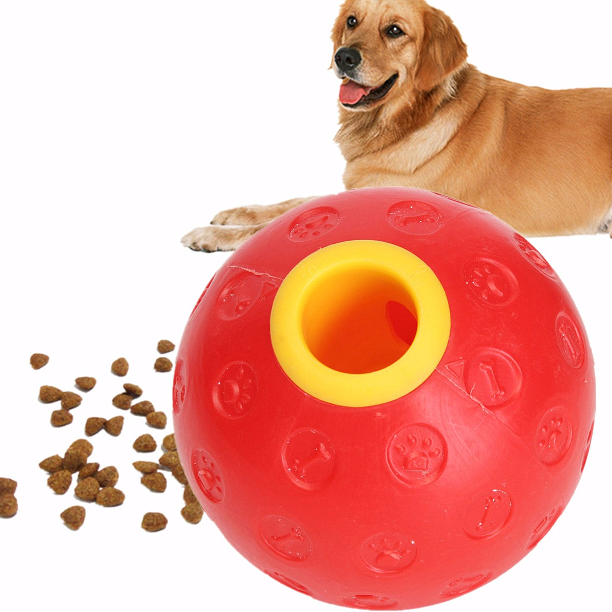 Refillable Food Treat Ball Dog Pet Toy Feeder Dispenser For Fun Feed Training Lazada Singapore