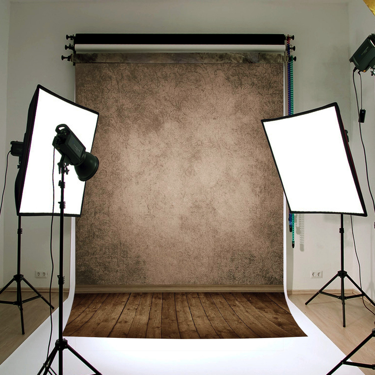 Toile de Fond Backdrop Tissu 2.1x1.5m Mur gris Photographie Studio Photo Planche Cdiscount