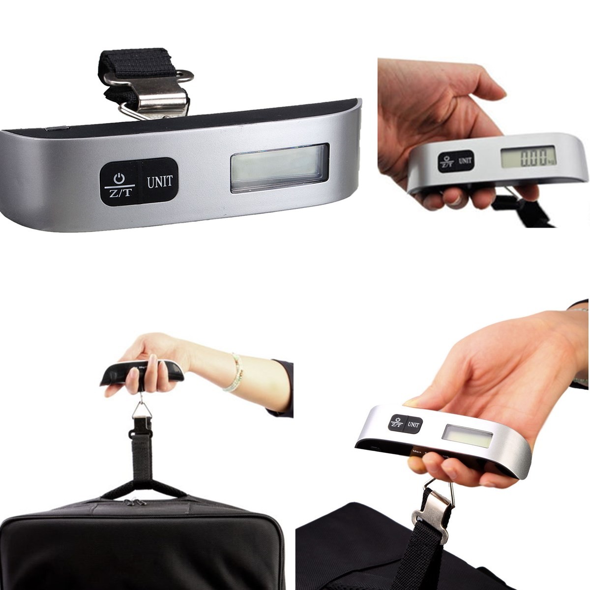Digital Scale Pocket Luggage Hanging Scale Suitcase Travel Weighing Scale Baggage Bag Weight Tool 50kg I.23076939