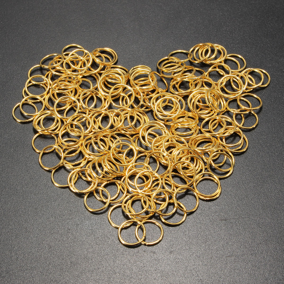 200pcs 10mm Jump Rings Open Connecctors Circle Metal Findings DIY Accessories