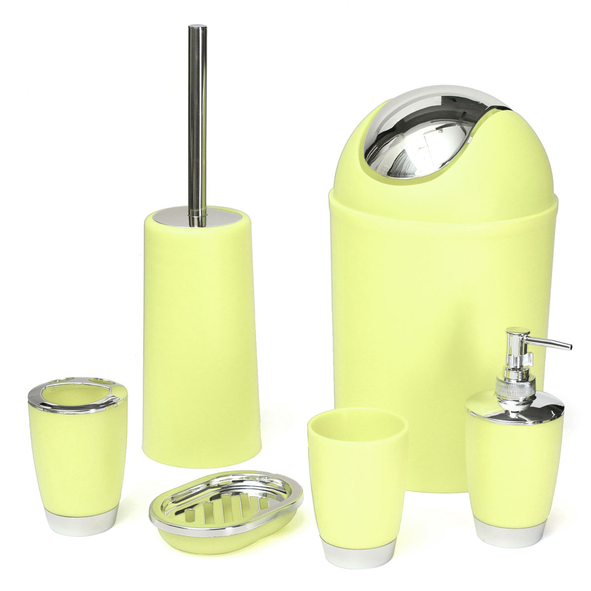 Luxury 66 Yellow Bathroom Soap Dispenser Sets 2021