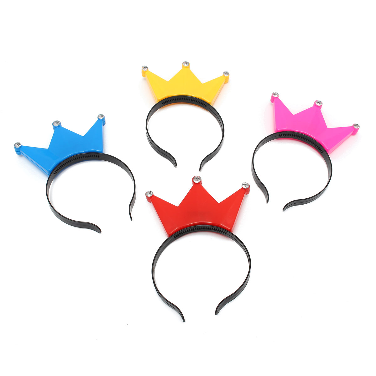 1PC Light Up Crown Headbrand Polka Dot Blinking LED Flashing For ...