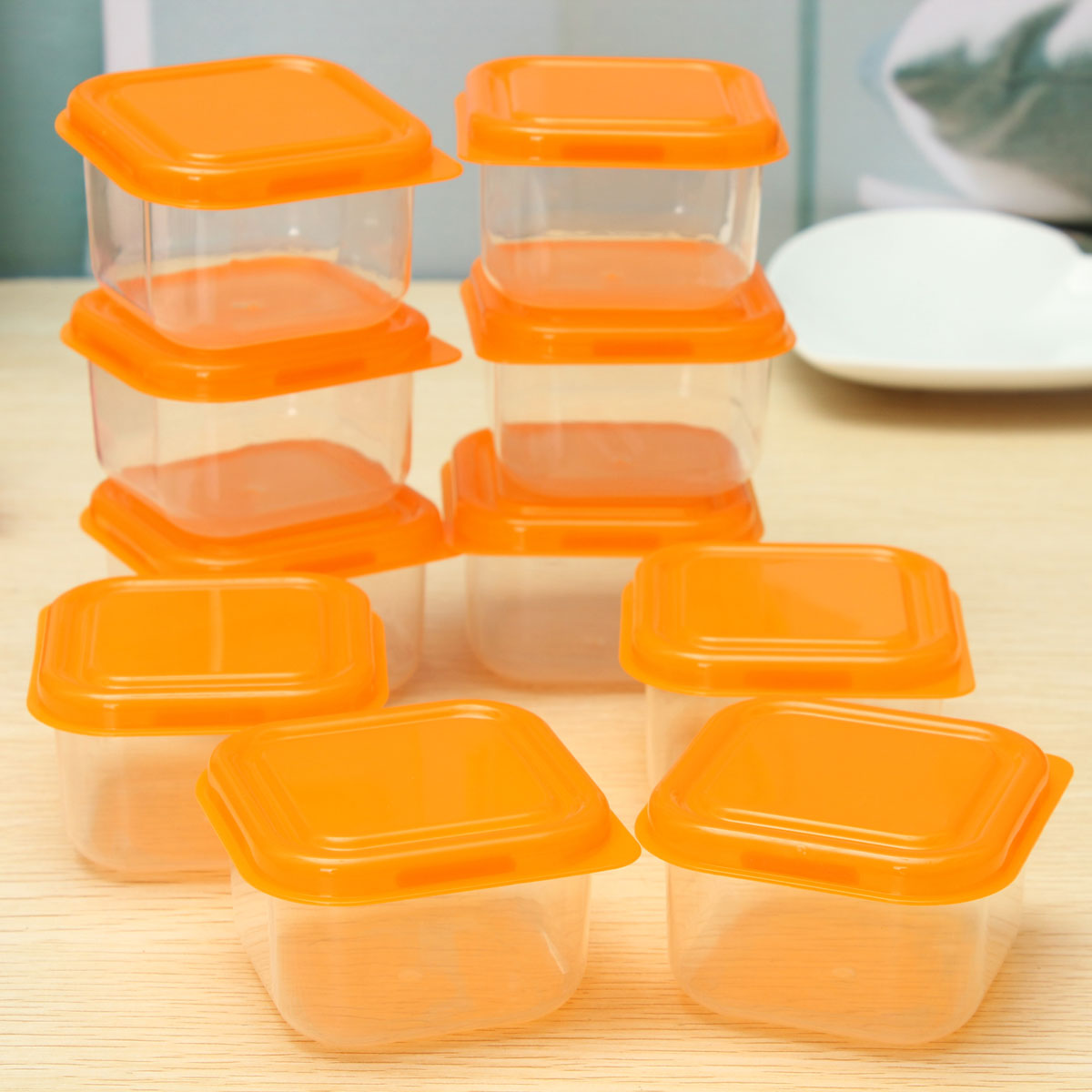 10pcs-reusable-plastic-food-sweet-storage-containers-organizer-box-set