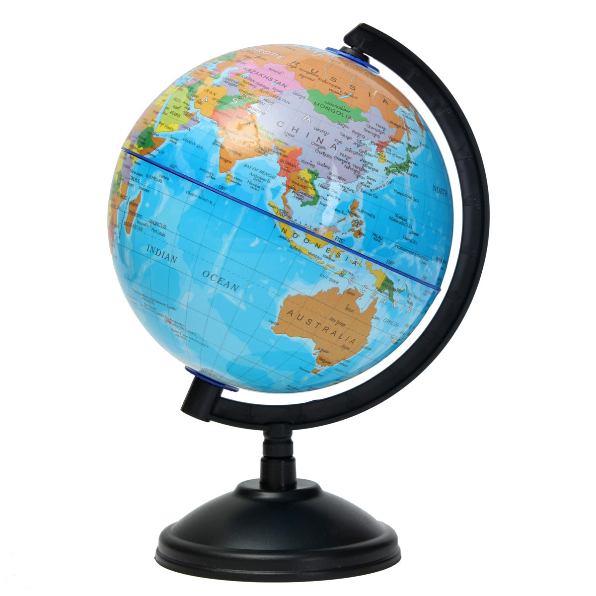 14cm carte du monde globe terrestre base geographie educatif enfant jouet cadeau