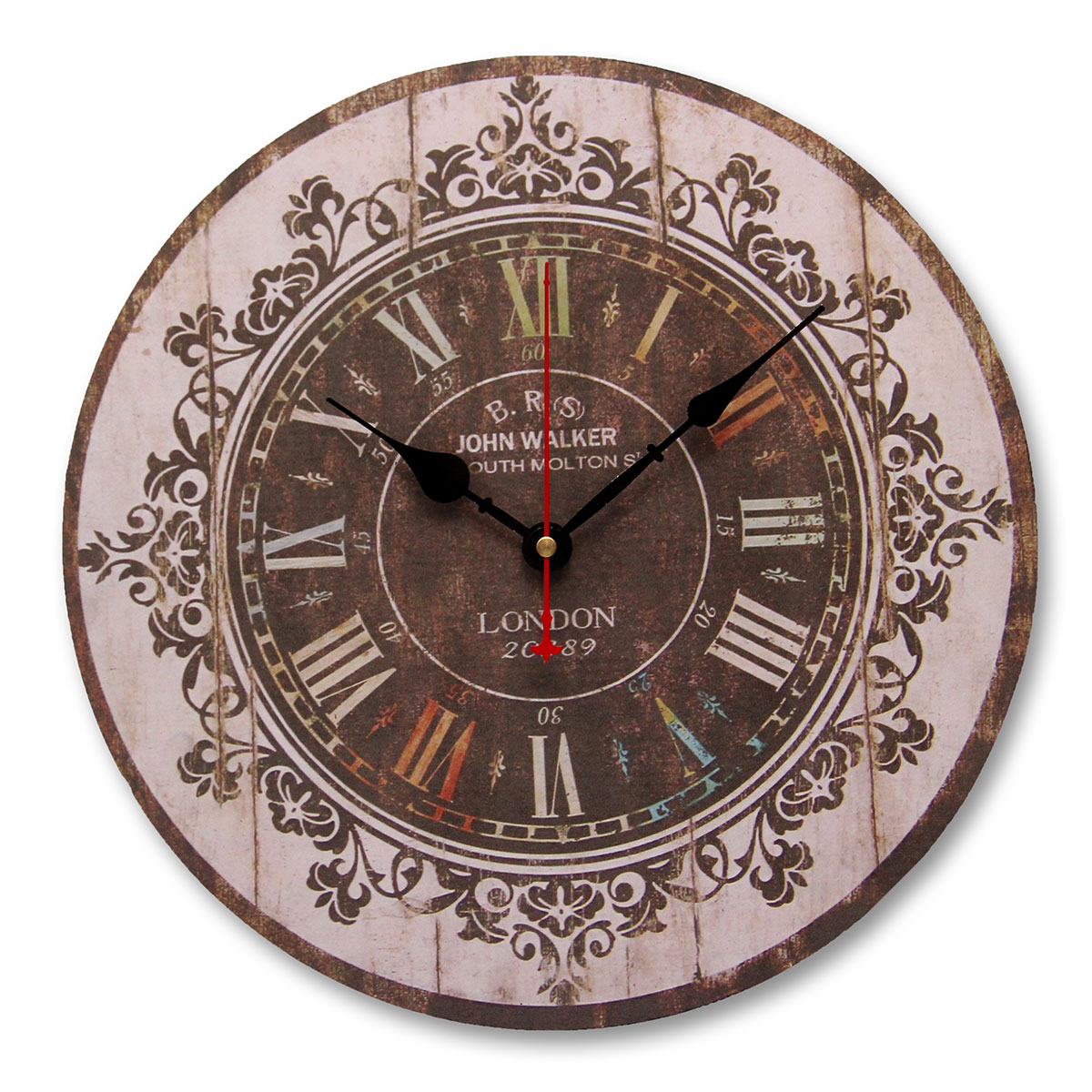 horloge 34cm style ancienne grande pendule murale ronde horloge 34cm style ancienne grande pendule murale ronde