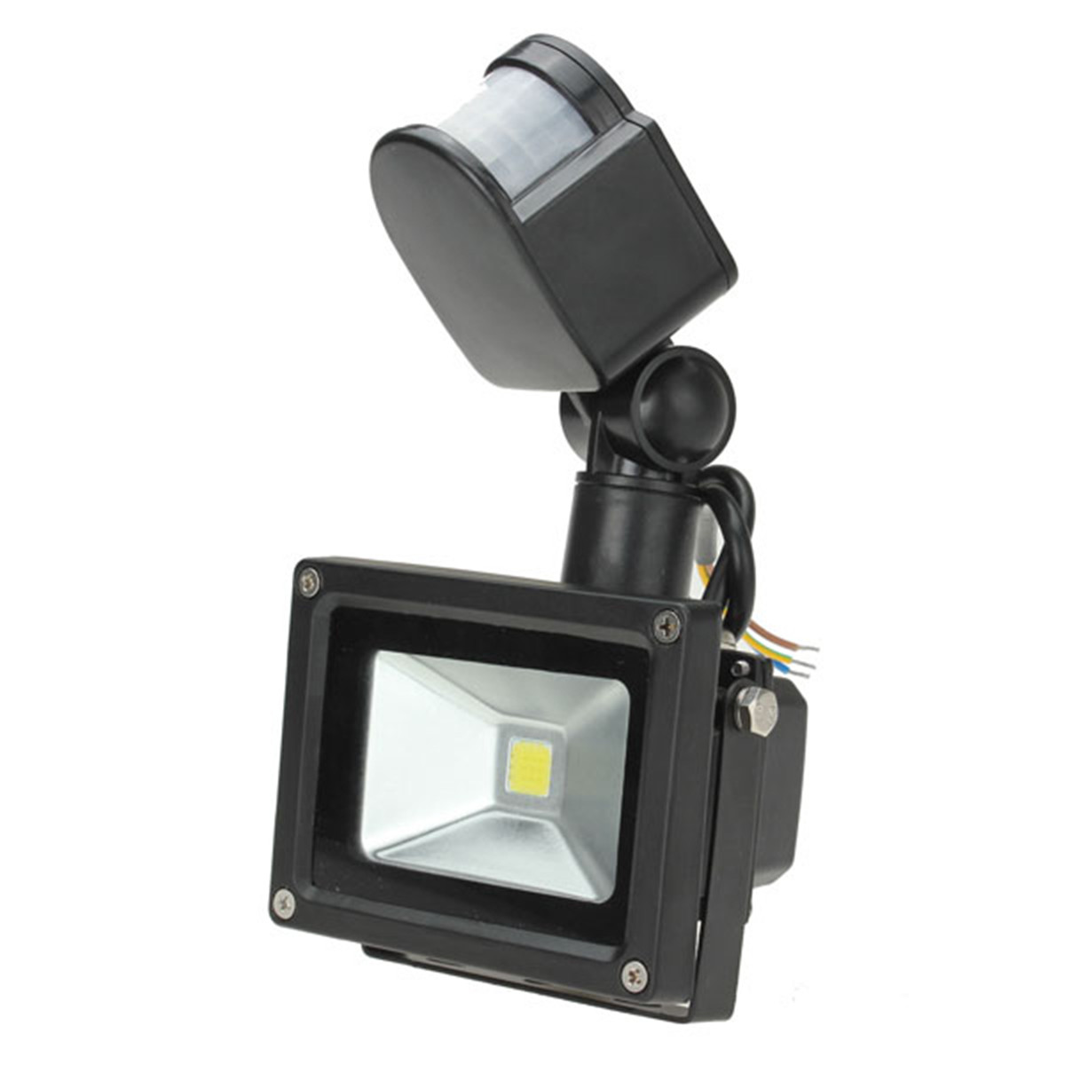 Projecteur LED V-TAC 10W COB 3000K Avec Détecteur De Mouvement IP65