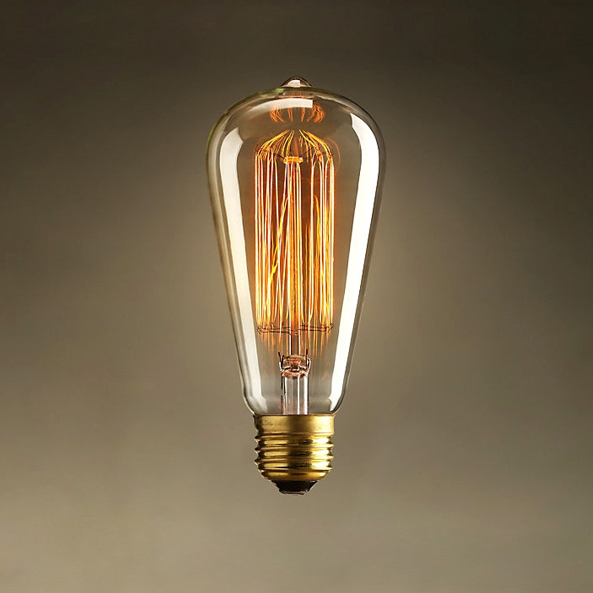 6x E27 40W Ampoule Incandescente 220V ST64 Rétro Edison Cdiscount Maison