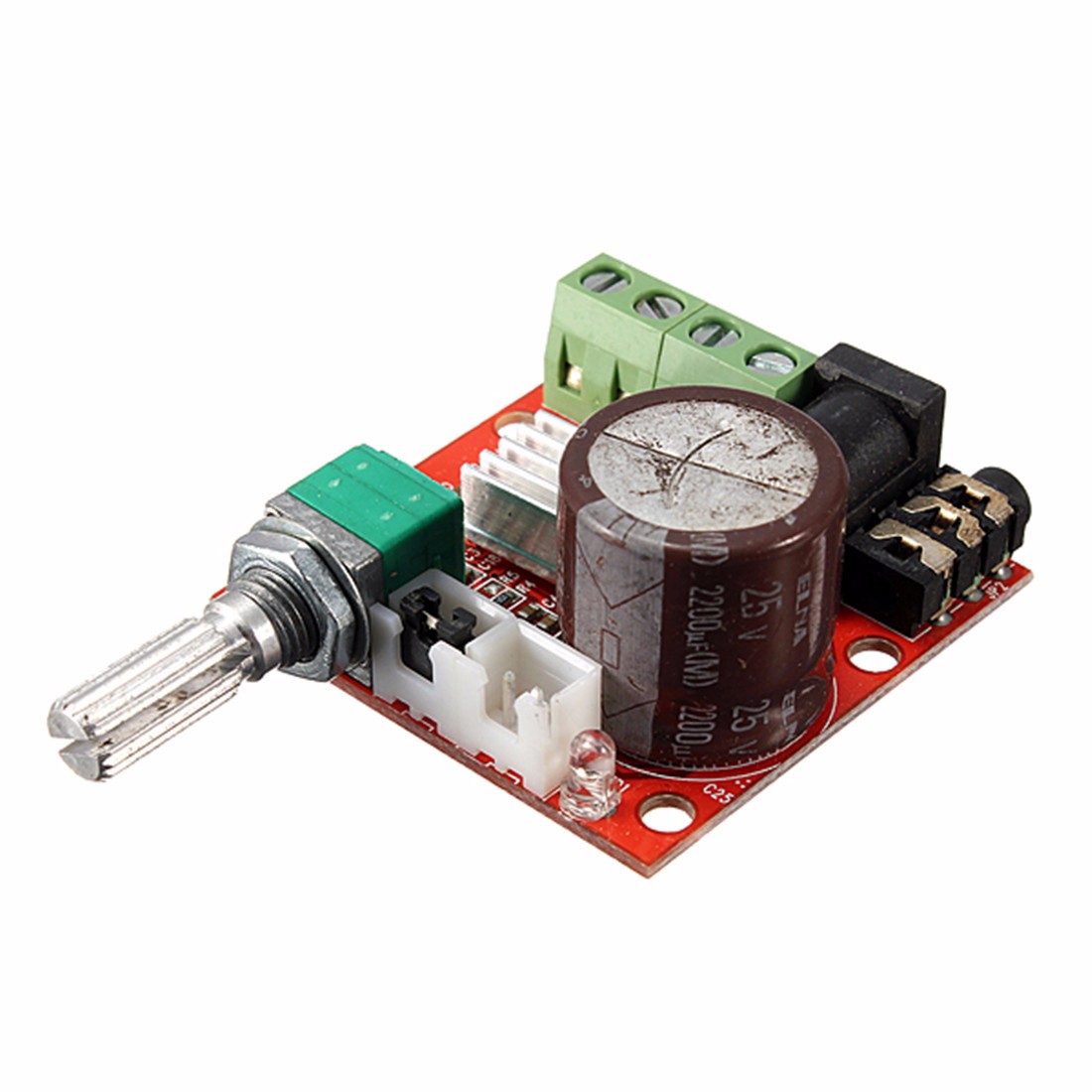 3Pcs 2X10W Salut-Fi PAM8610 Audio Module Amplificateur Stéréo Carte Double Ca ww