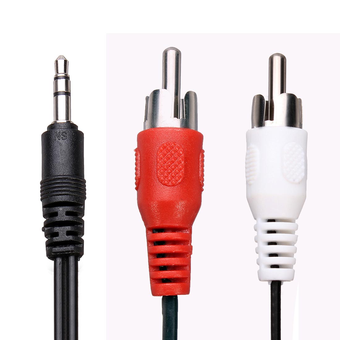 Câble Adaptateur Audio Stéréo Jack 3.5mm Mâle vers double RCA Mâle