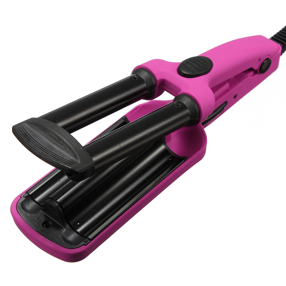 curling crimping flat irons how to use 200v 3 barrel ...