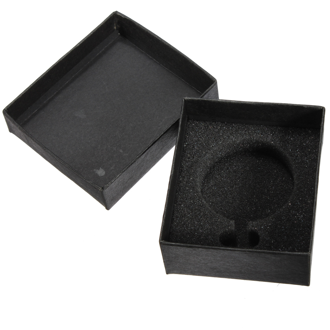 Black Cardboard Display Exhibition Case Box For Jewelry