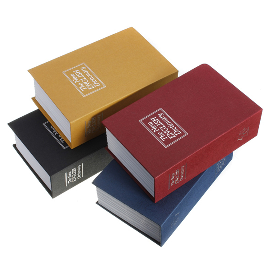Coffrefort Livre Cachette Secrète Boîte Conserve Sécurité Dictionnaire