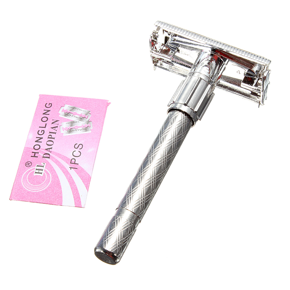 NEUFU Aluminum Rasoir De Sureté Mécanique Double Coupe Lames Razor ...