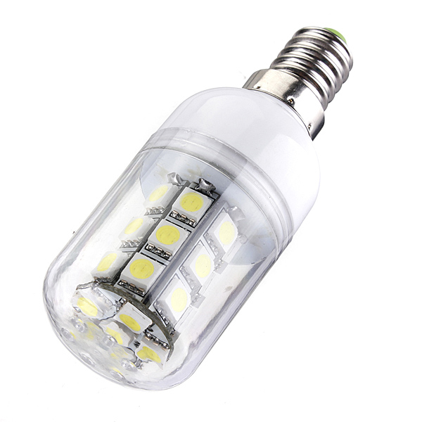 E14 5050 SMD 27 LED Ampoule Eclairage DC/AC 12V Maison Blanc chaud