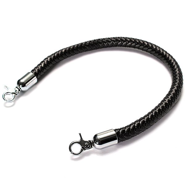 Leather Braided Purse Handle Shoulder Bags Belt Replacement Handbag Strap DIY Black | Lazada ...