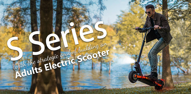 [US DIRECT] Teewing S10 60V 18Ah 1000W*2 Dual Motor 10 Inch Electric Scooter 60KM Range 120KG Max Load